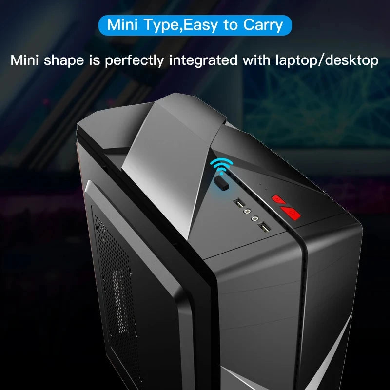 900Mbps WiFI 6 USB Adapter Bluetooth 5.3 Wireless Network Card Dual Band Driver Free USB Dongle for Win 10 11 PC Accessories